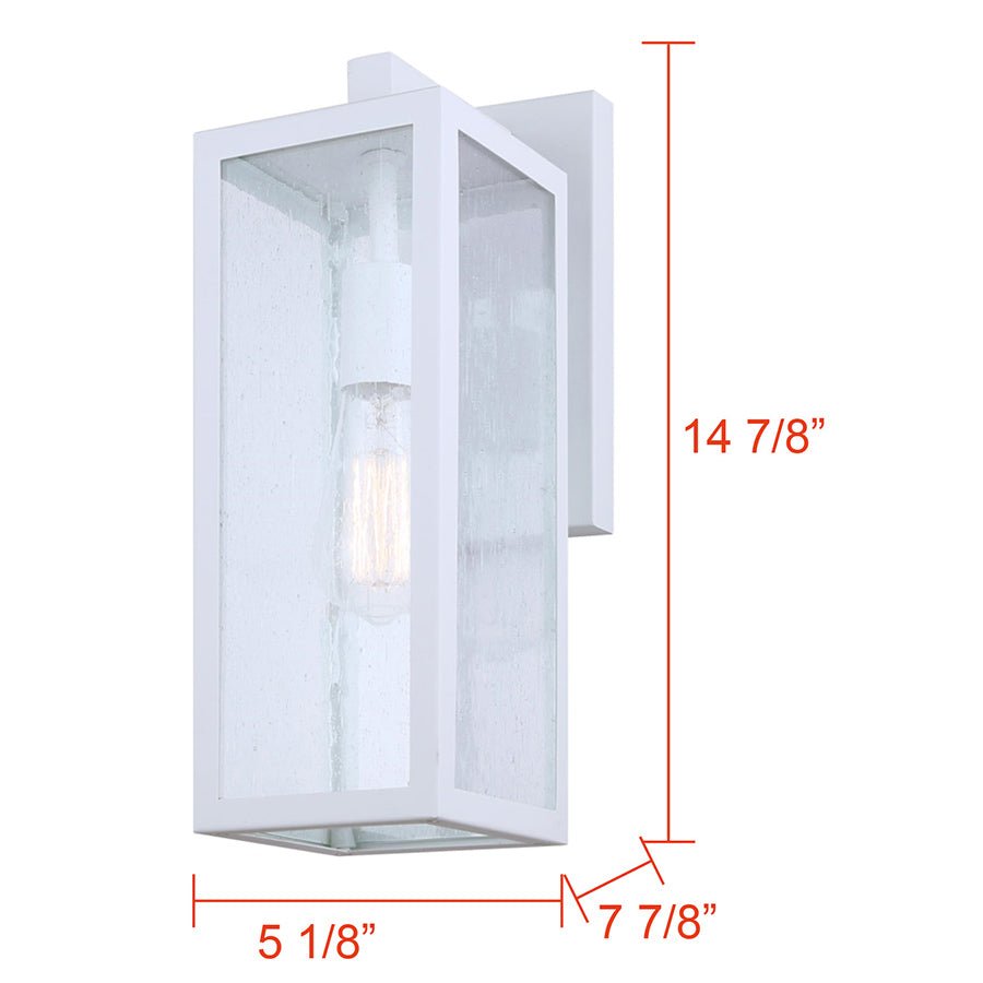 Lanterne extérieure Newport - Blanc by Canarm | Luminaires & cie