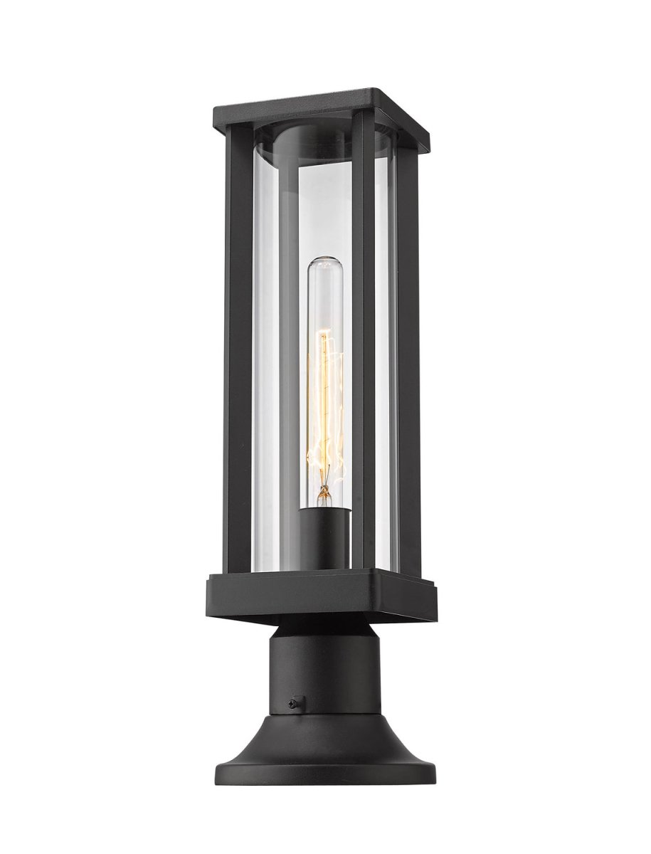 Lanterne extérieure sur socle Glenwood - Rond 16" by Z-Lite | Luminaires & cie