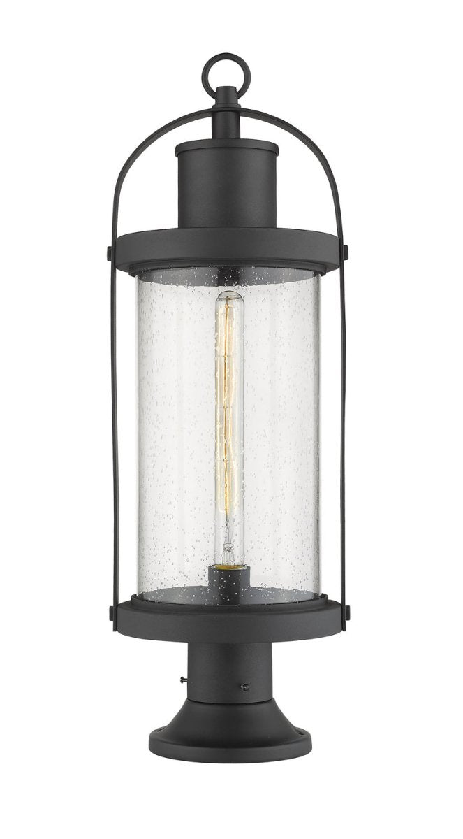 Lanterne extérieure sur socle Roundhouse - Rond 9 1/4" by Z-Lite | Luminaires & cie