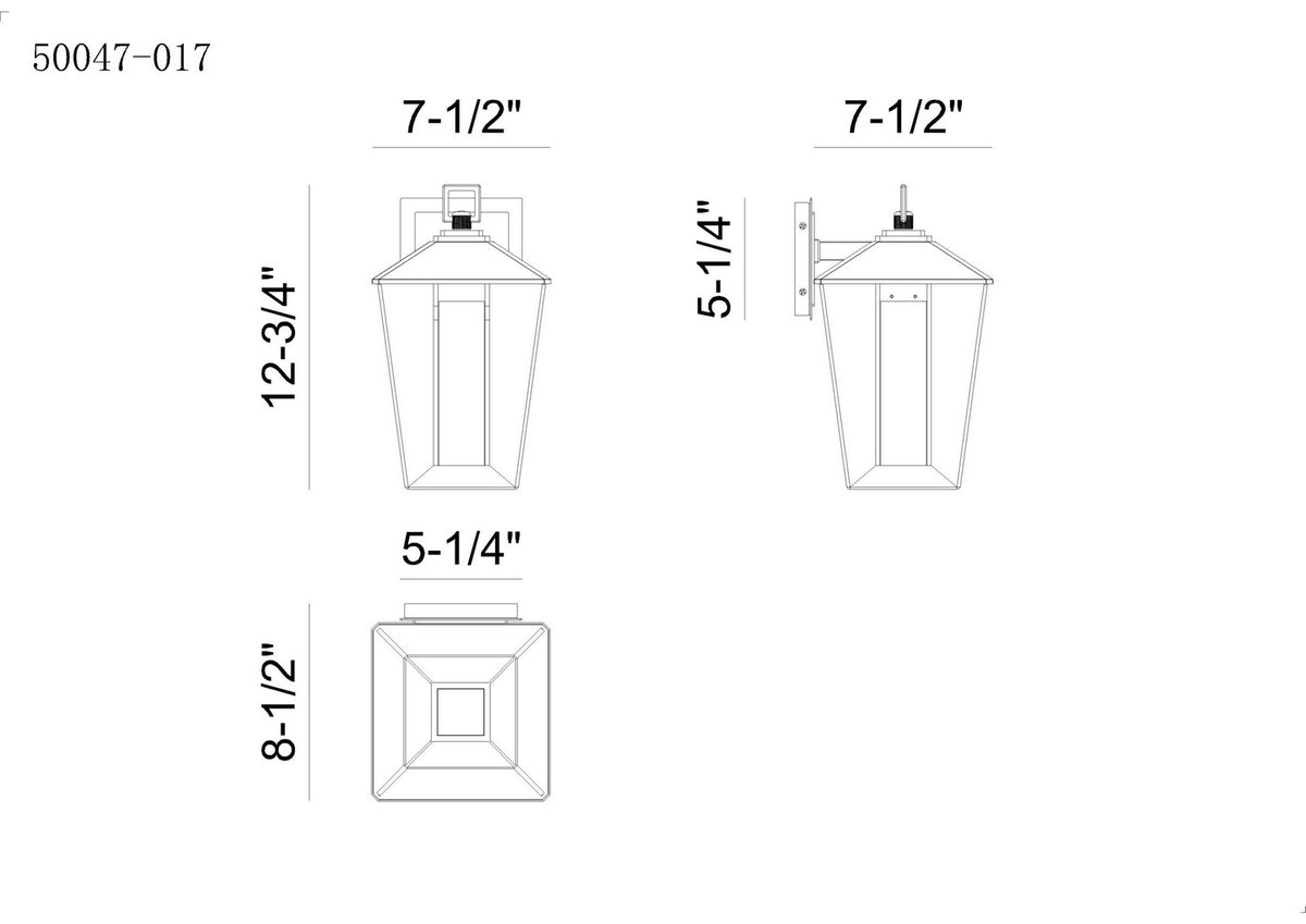 Lanterne murale extérieure Andson 7 1/2" – vue 8