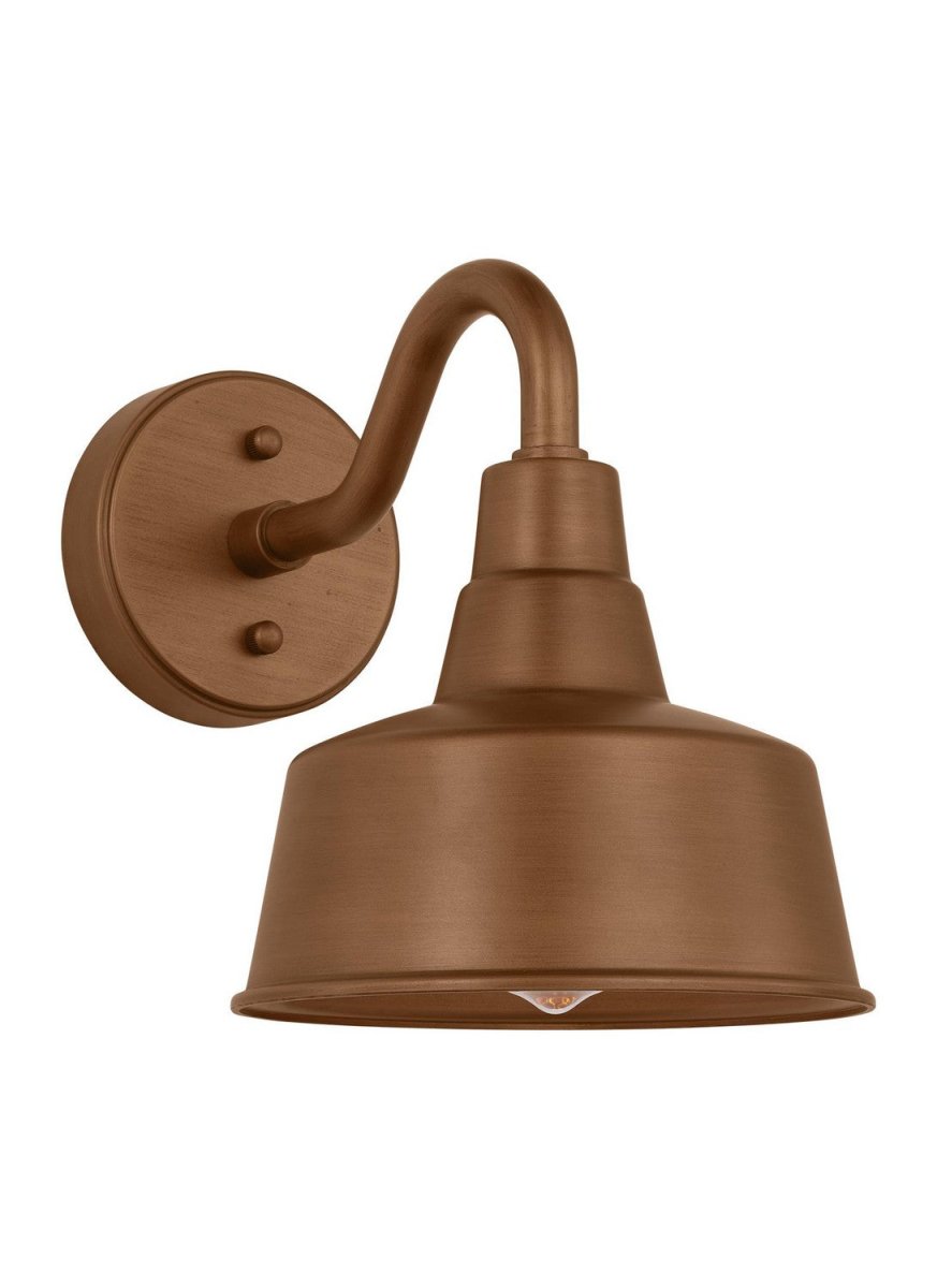 Lanterne murale extérieure Barn Light - Cuivre naturel 8" StoneStrong by Visual Comfort Studio | Luminaires & cie