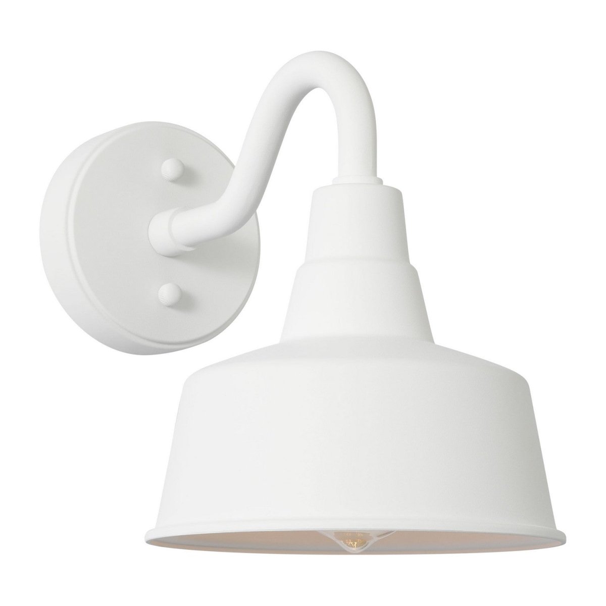 Lanterne murale extérieure Barn Light - Blanc texturé extérieur 8" StoneStrong by Visual Comfort Studio | Luminaires & cie