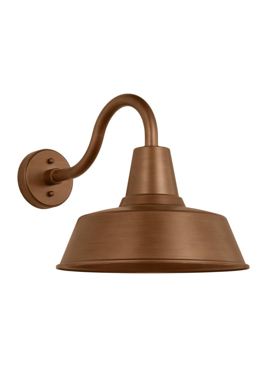 Lanterne murale extérieure Barn Light - Cuivre naturel 14" StoneStrong by Visual Comfort Studio | Luminaires & cie