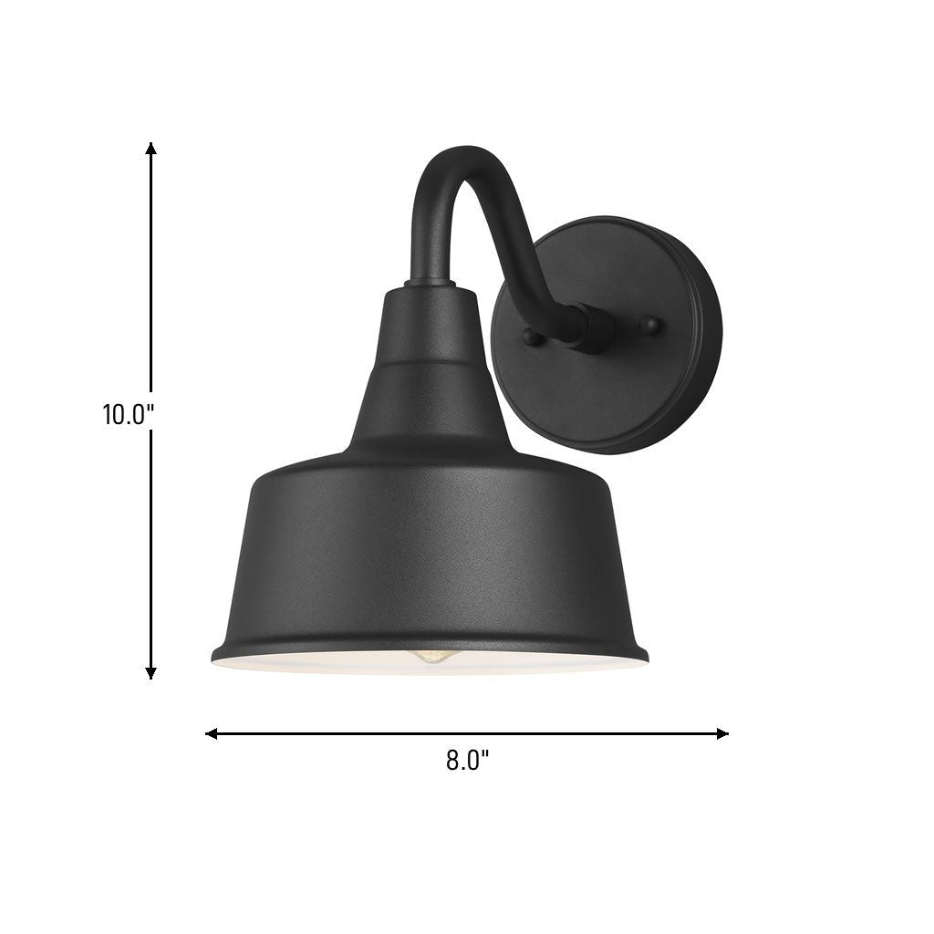 Lanterne murale extérieure Barn Light - Blanc texturé extérieur 16" StoneStrong by Visual Comfort Studio | Luminaires & cie