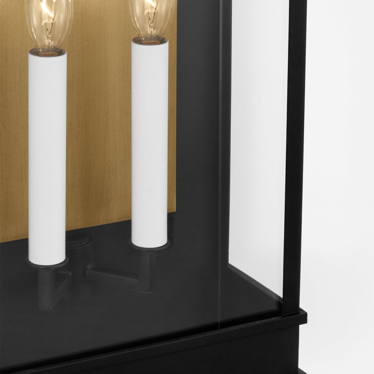 Lanterne murale extérieure Cupertino - Noir texturé 10 1/4" by Visual Comfort Studio | Luminaires & cie