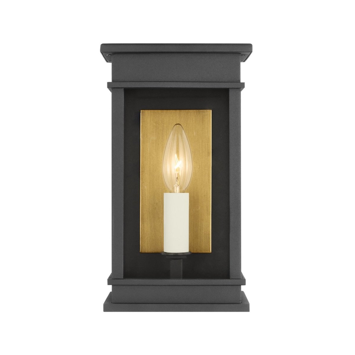 Lanterne murale extérieure Cupertino - Noir texturé 10 1/4" by Visual Comfort Studio | Luminaires & cie