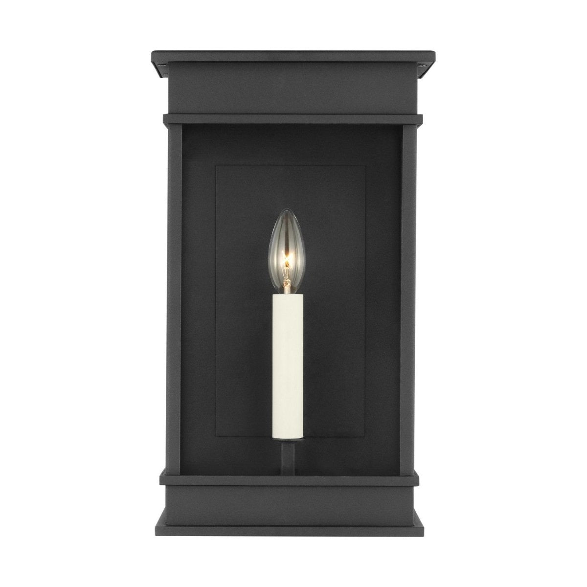 Lanterne murale extérieure Cupertino - Noir texturé 10 1/4" by Visual Comfort Studio | Luminaires & cie