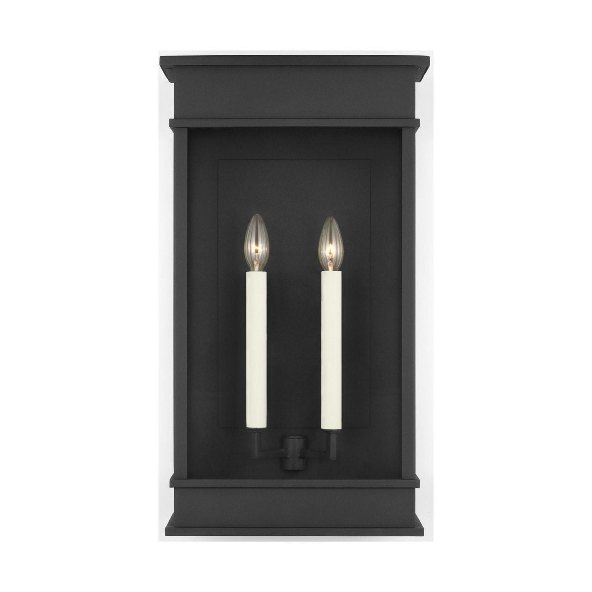 Lanterne murale extérieure Cupertino - Noir texturé 10 1/4" by Visual Comfort Studio | Luminaires & cie
