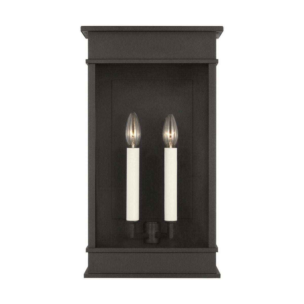Lanterne murale extérieure Cupertino - Noir texturé 10 1/4" by Visual Comfort Studio | Luminaires & cie
