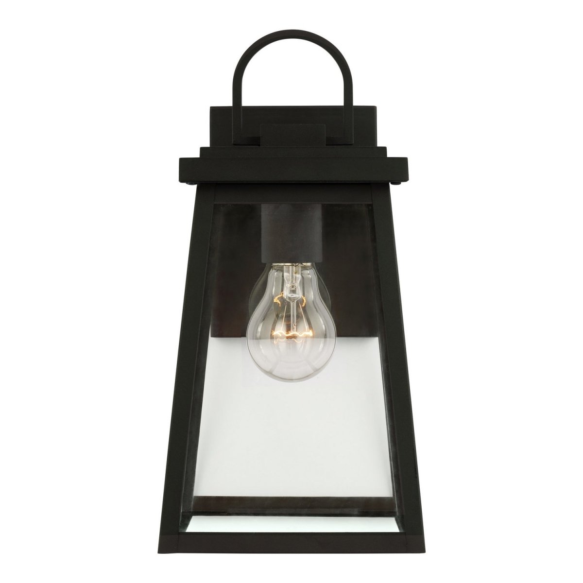 Lanterne murale extérieure Founders - Noir 7" by Visual Comfort Studio | Luminaires & cie