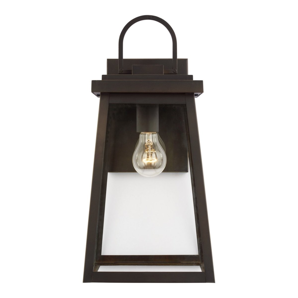 Lanterne murale extérieure Founders - Bronze antique 8 1/2" by Visual Comfort Studio | Luminaires & cie
