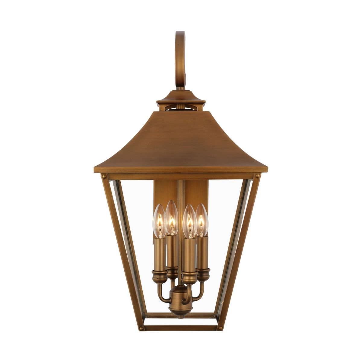 Lanterne murale extérieure Galena - Cuivre naturel 25 3/8" by Visual Comfort Studio | Luminaires & cie