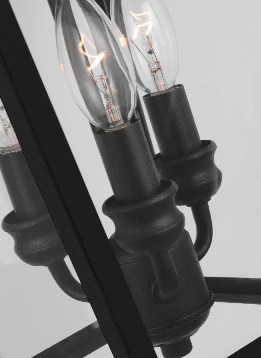 Lanterne murale extérieure Galena - Noir texturé 33 3/8" by Visual Comfort Studio | Luminaires & cie