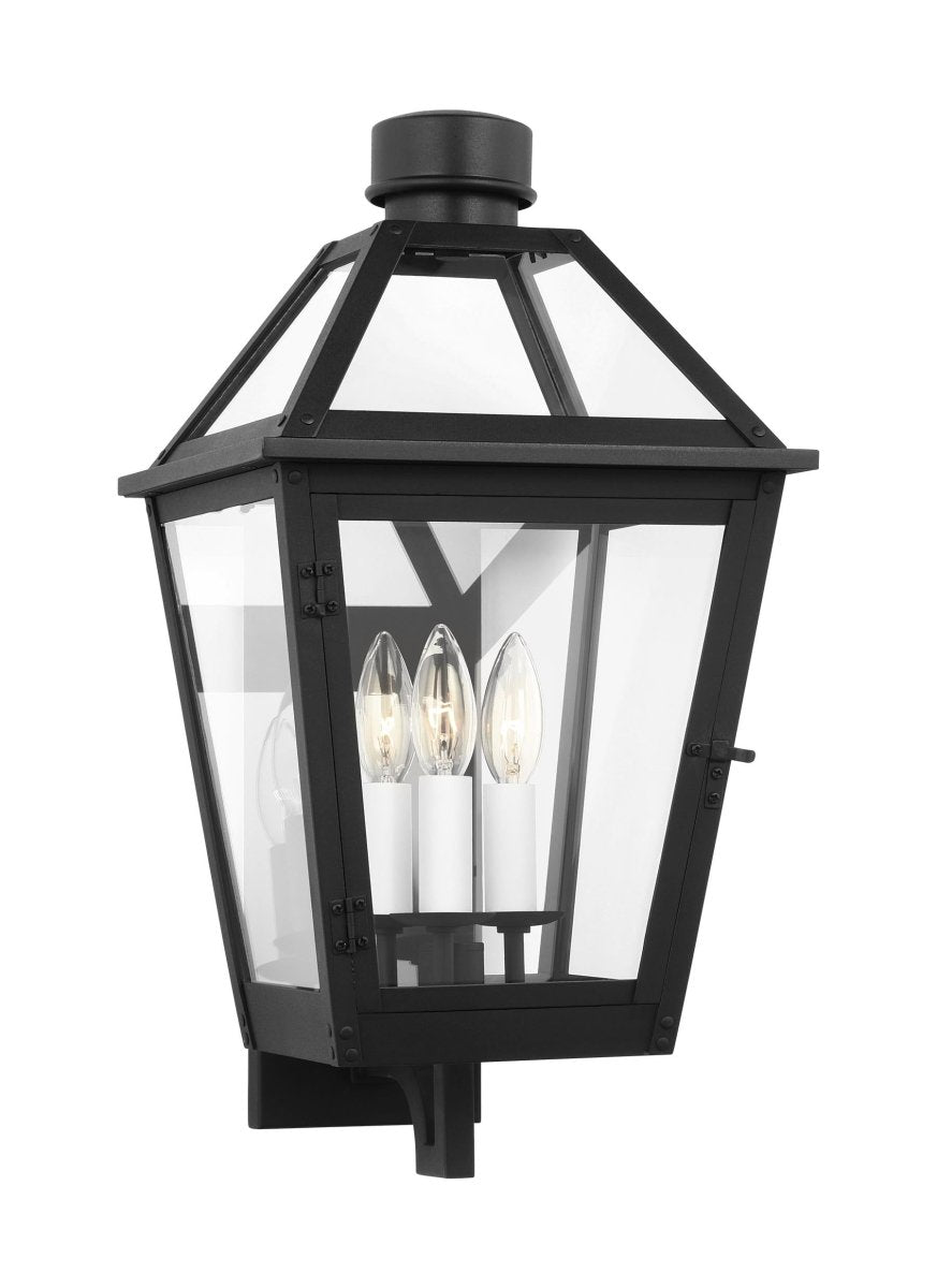 Lanterne murale extérieure Hyannis - Noir texturé 6 1/2" by Visual Comfort Studio | Luminaires & cie