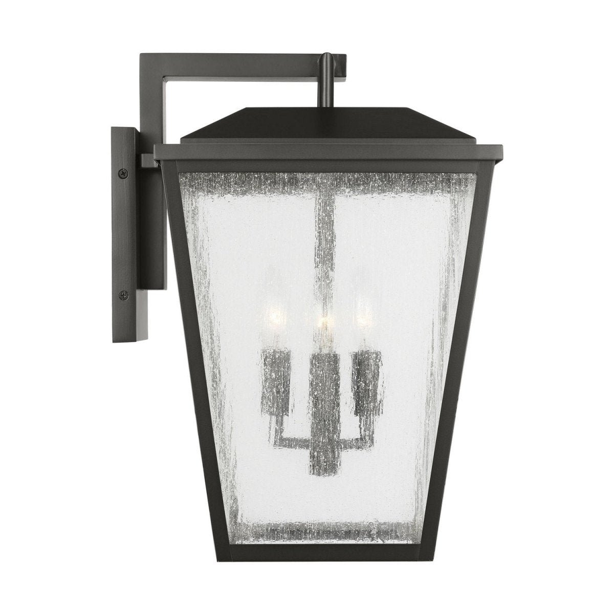 Lanterne murale extérieure Kennewick - Noir texturé 10 3/4" by Visual Comfort Studio | Luminaires & cie