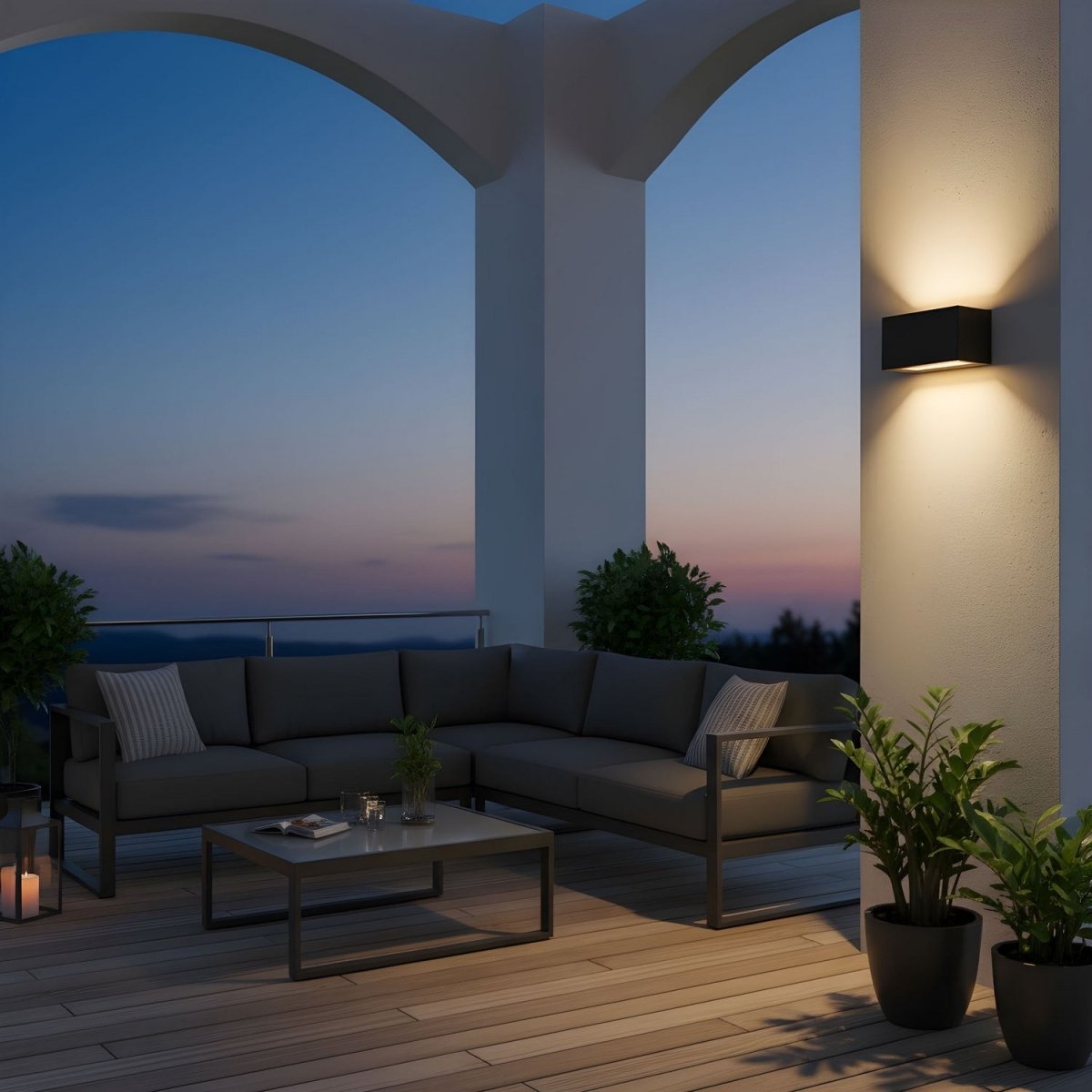 Lanterne murale extérieure Kukei - 10 1/2" by Visual Comfort Studio | Luminaires & cie
