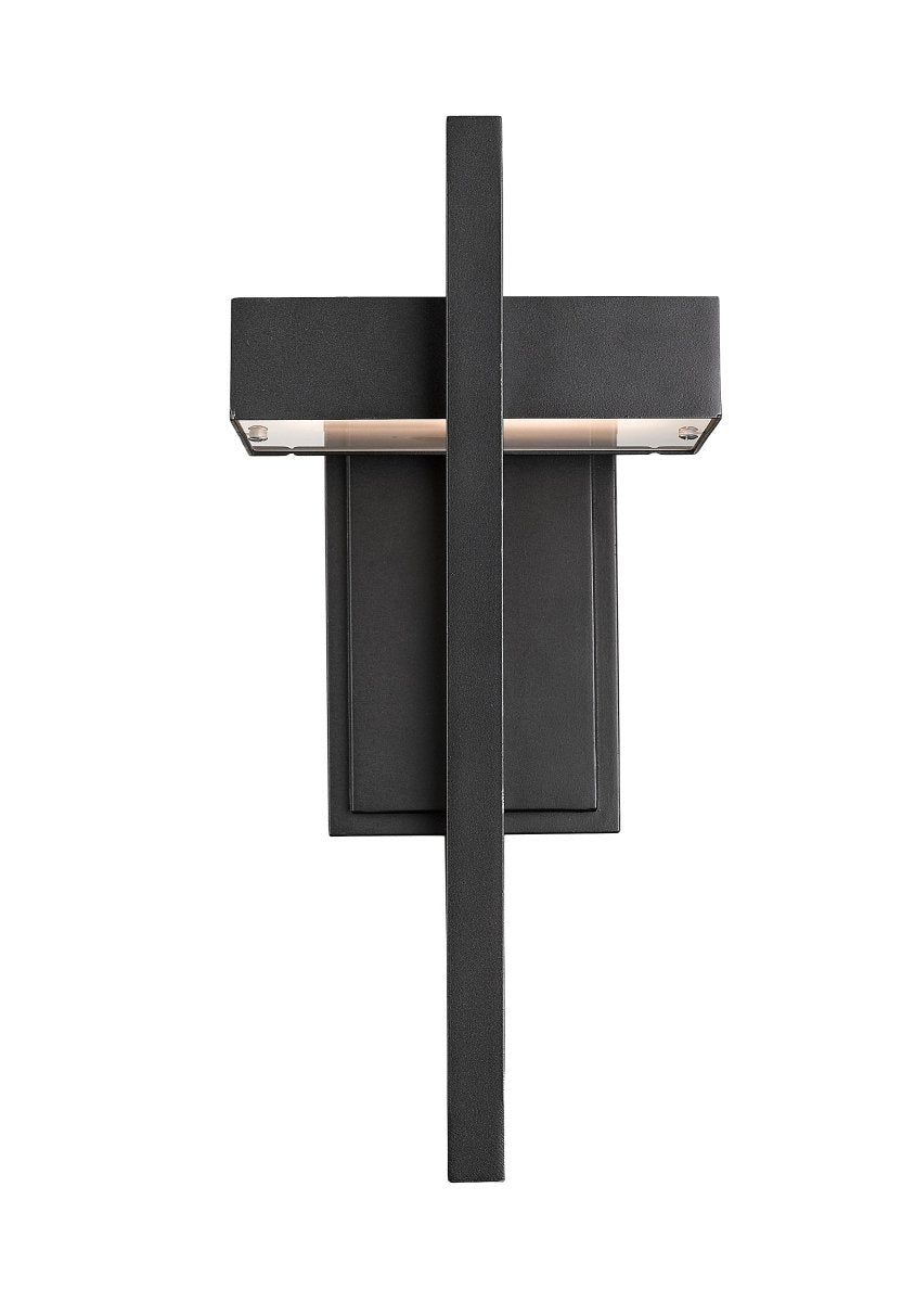 Lanterne murale extérieure Luttrel - Noir 11 3/4" by Z-Lite | Luminaires & cie