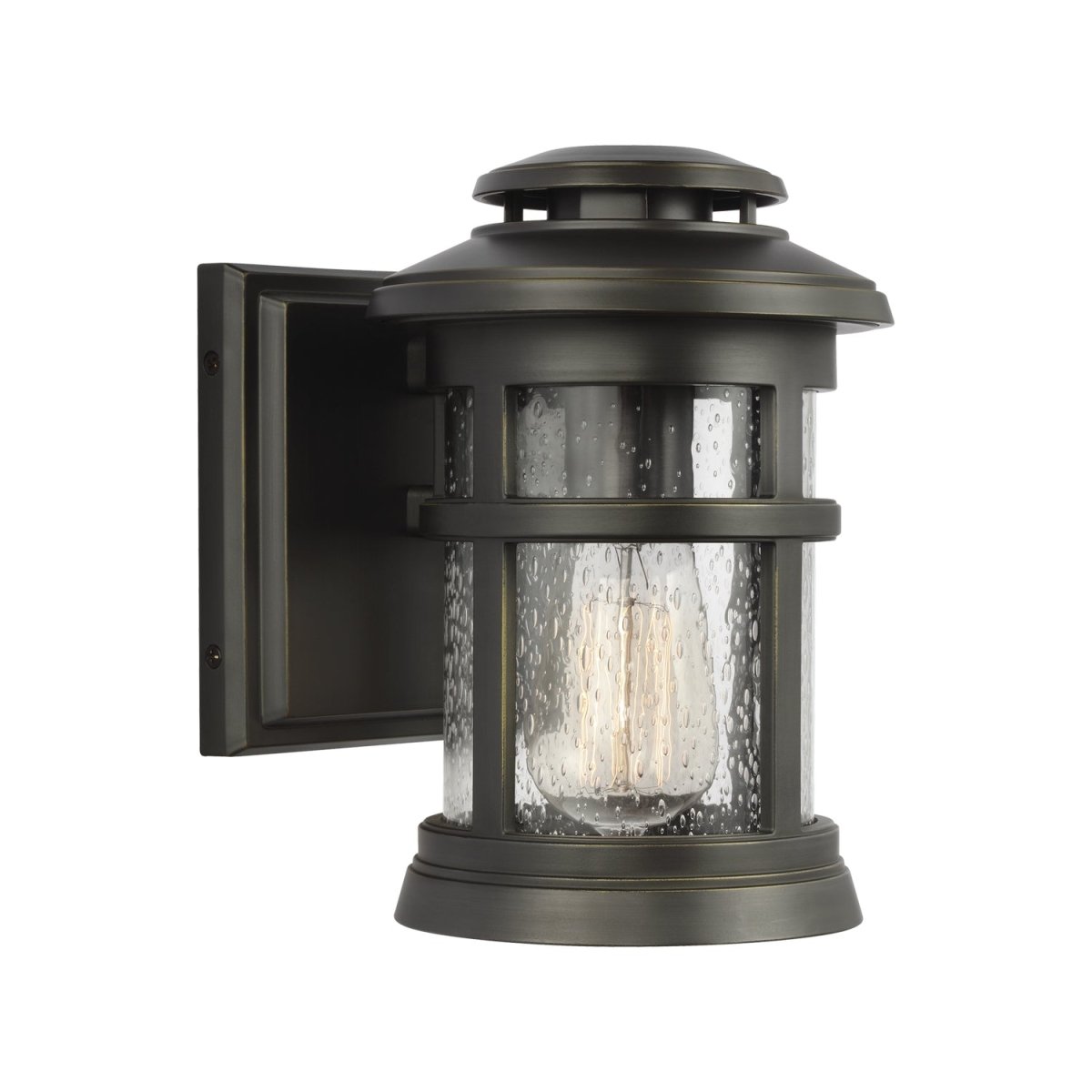 Lanterne murale extérieure Newport - Bronze antique 6 1/4" by Visual Comfort Studio | Luminaires & cie