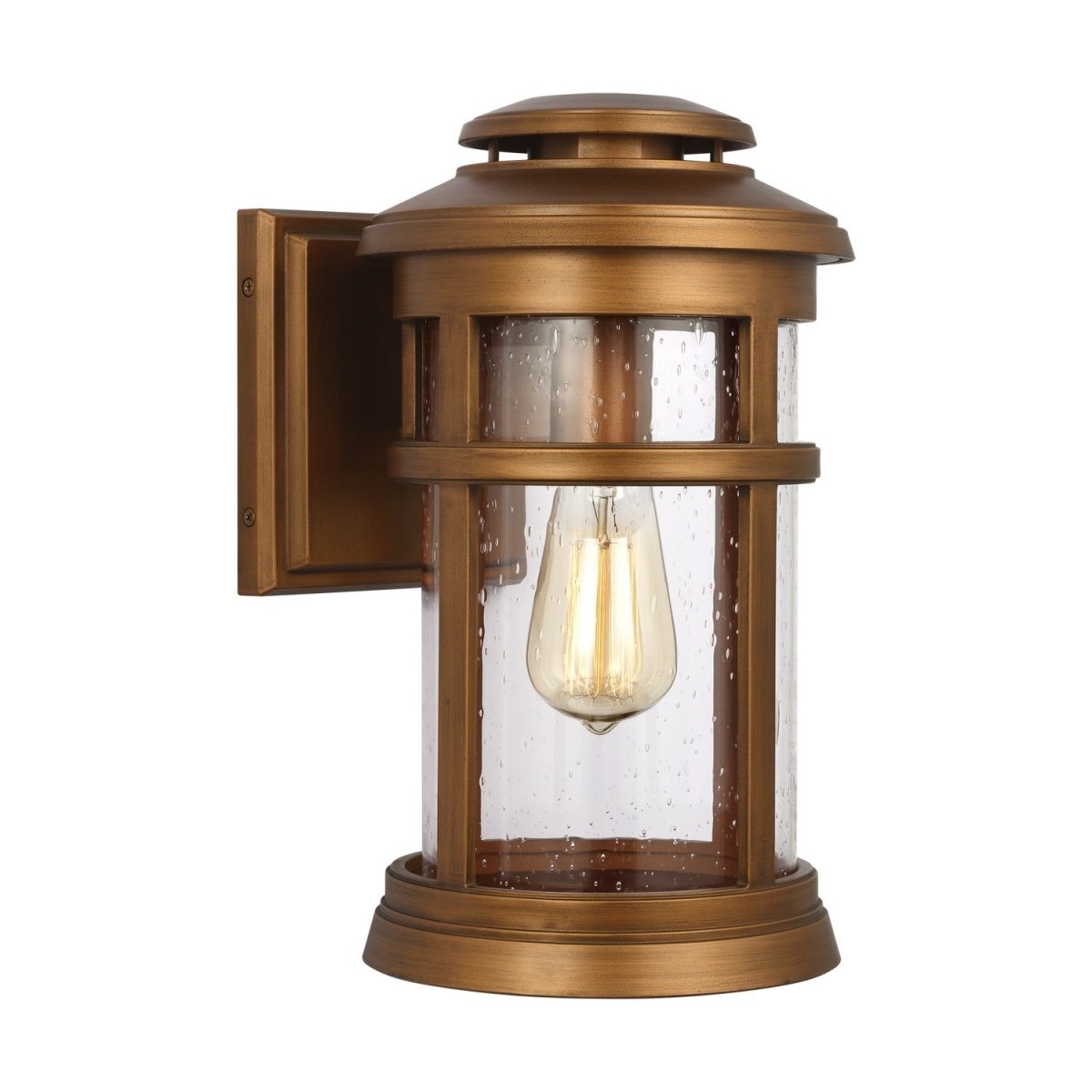 Lanterne murale extérieure Newport - Cuivre naturel 7 1/2" by Visual Comfort Studio | Luminaires & cie