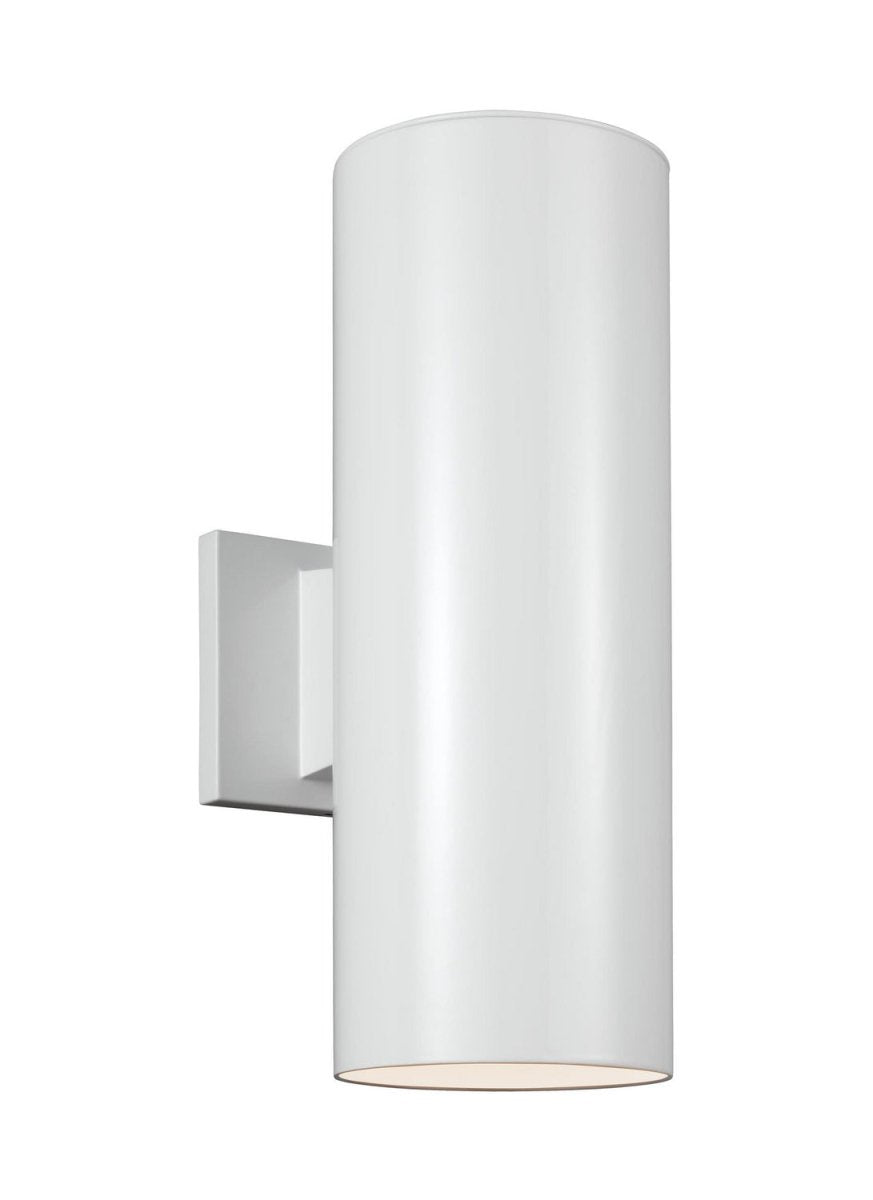 Lanterne murale extérieure Outdoor Cylinders - Blanc 14 1/4" by Visual Comfort Studio | Luminaires & cie