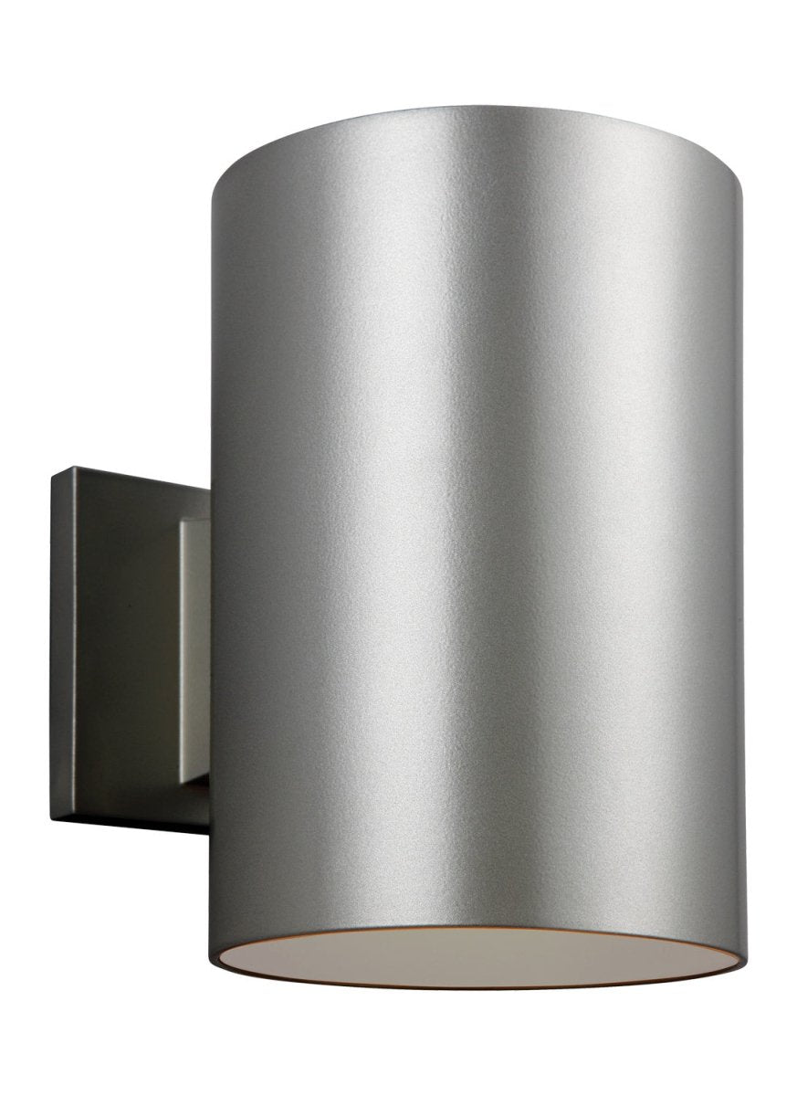 Lanterne murale extérieure Outdoor Cylinders - Nickel brossé peint 9" by Visual Comfort Studio | Luminaires & cie