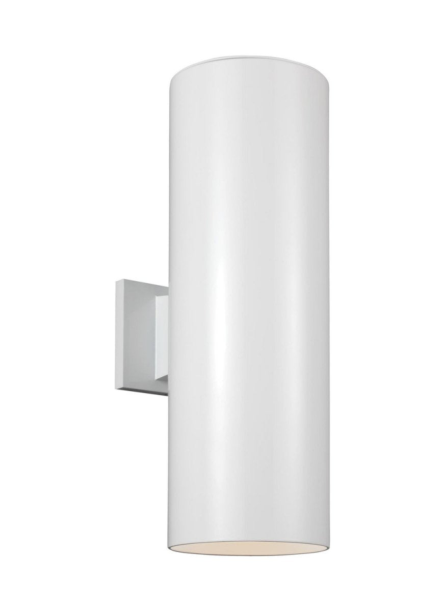 Lanterne murale extérieure Outdoor Cylinders - Blanc 18 1/4" by Visual Comfort Studio | Luminaires & cie