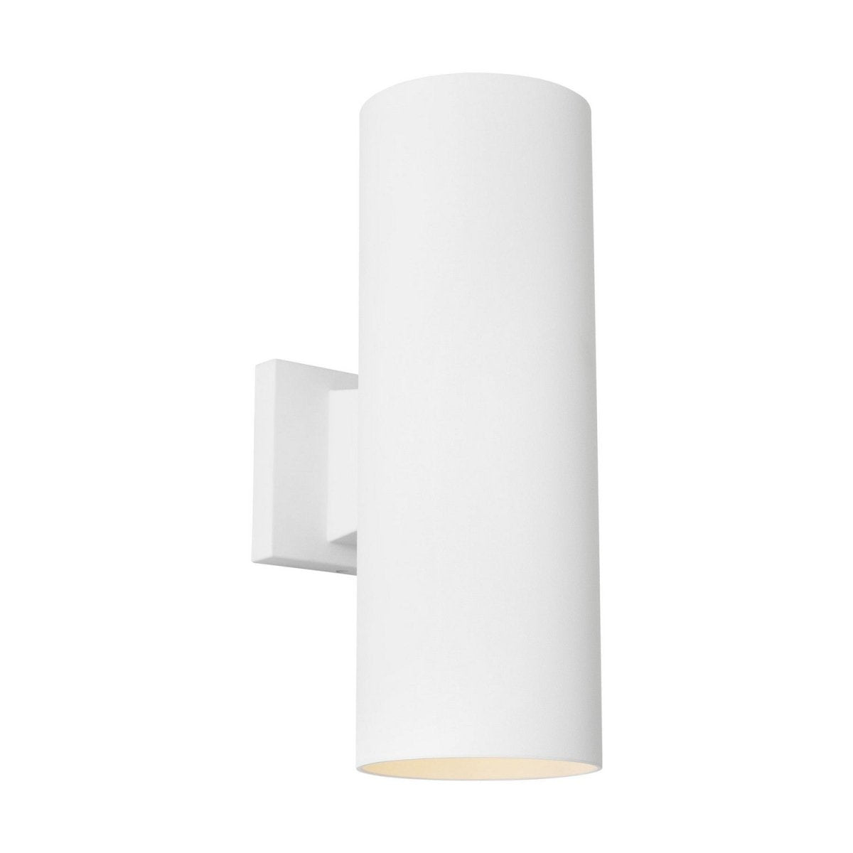 Lanterne murale extérieure Outdoor Cylinders - Blanc texturé extérieur 14 1/4" by Visual Comfort Studio | Luminaires & cie