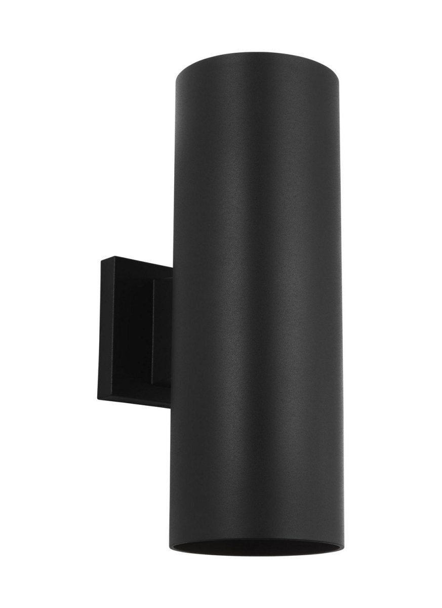 Lanterne murale extérieure Outdoor Cylinders - Noir texturé 14 1/4" by Visual Comfort Studio | Luminaires & cie