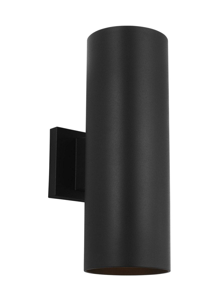Lanterne murale extérieure Outdoor Cylinders - Noir texturé 18" by Visual Comfort Studio | Luminaires & cie