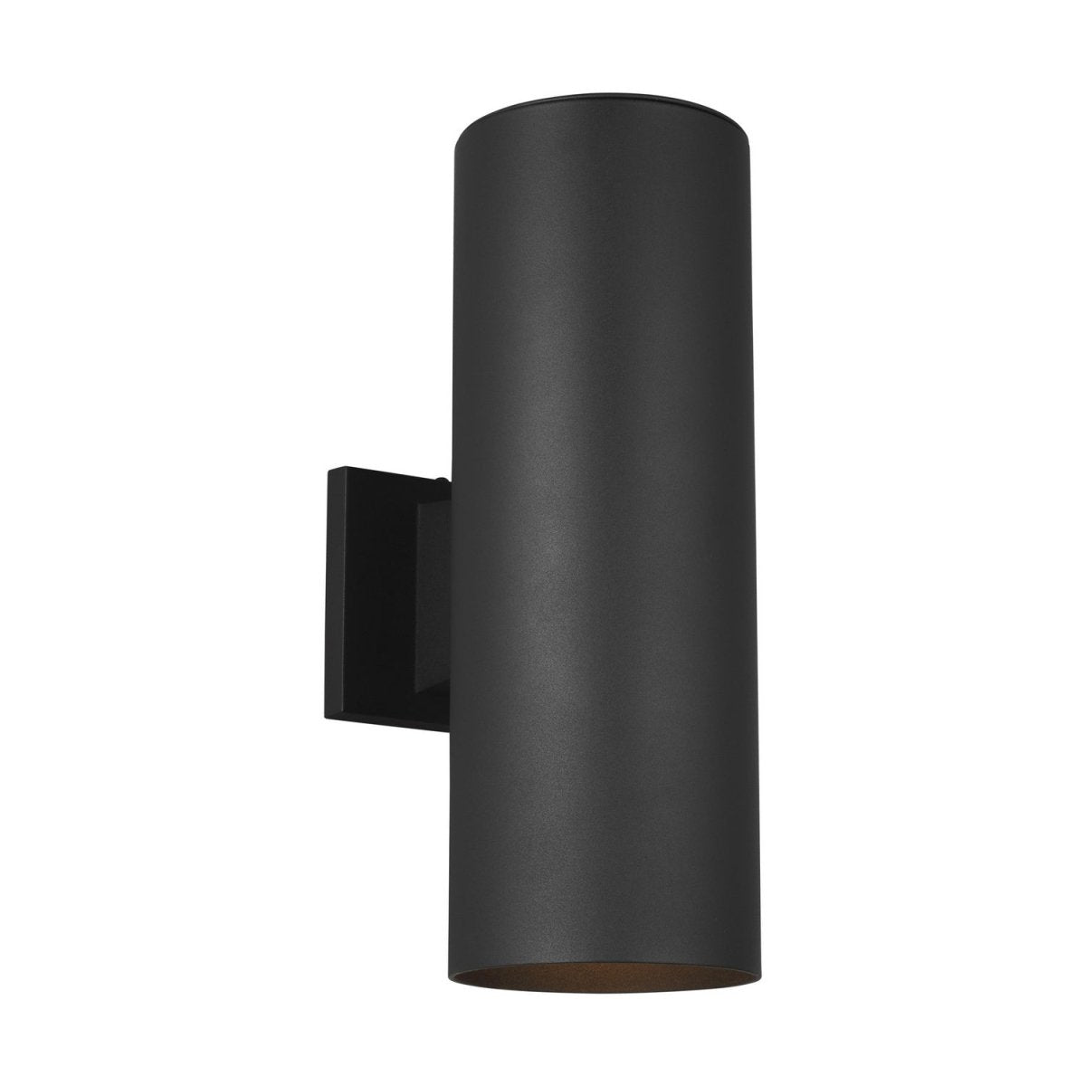 Lanterne murale extérieure Outdoor Cylinders - Noir texturé 18" by Visual Comfort Studio | Luminaires & cie