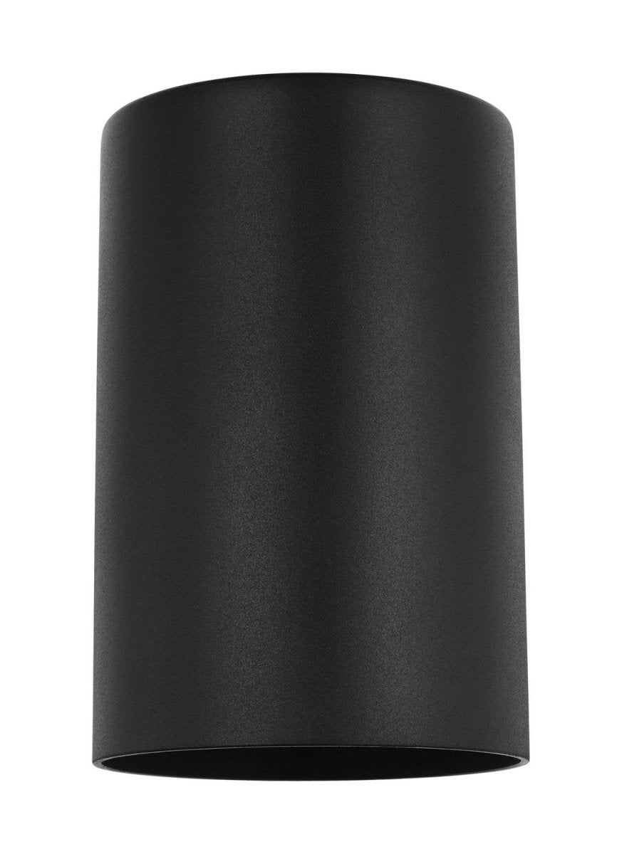 Lanterne murale extérieure Outdoor Cylinders - Noir texturé 18" by Visual Comfort Studio | Luminaires & cie