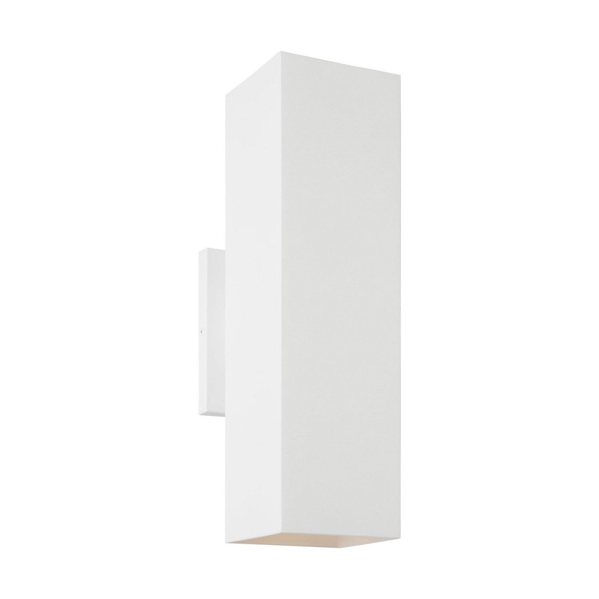 Lanterne murale extérieure Pohl - Outdoor Textured White 18.5 by Visual Comfort Studio | Luminaires & cie
