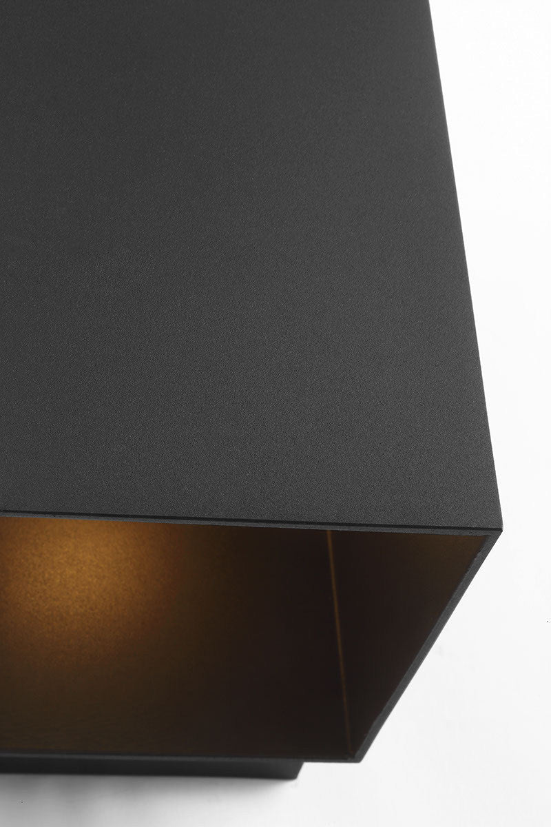 Lanterne murale extérieure Pohl - Textured Black 18.5 by Visual Comfort Studio | Luminaires & cie