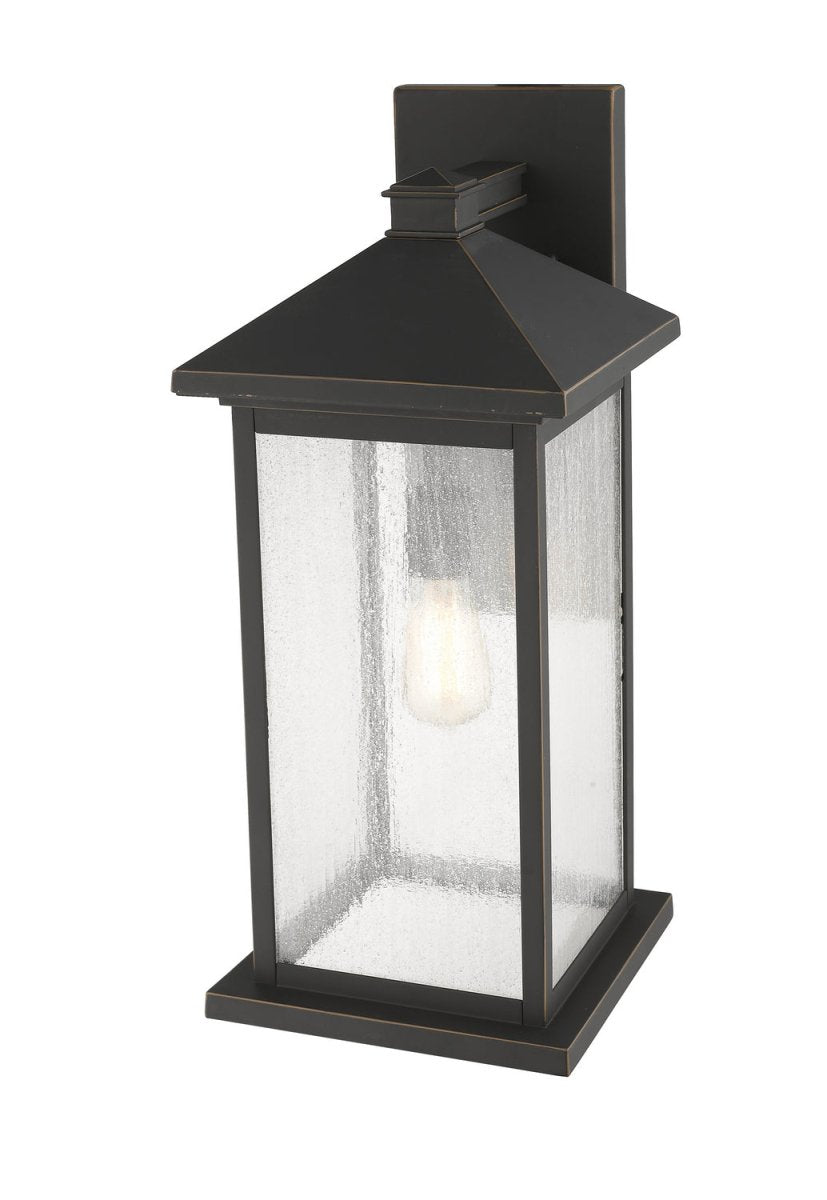 Lanterne murale extérieure Portland - Bronze huilé 6" 10 1/4" by Z-Lite | Luminaires & cie