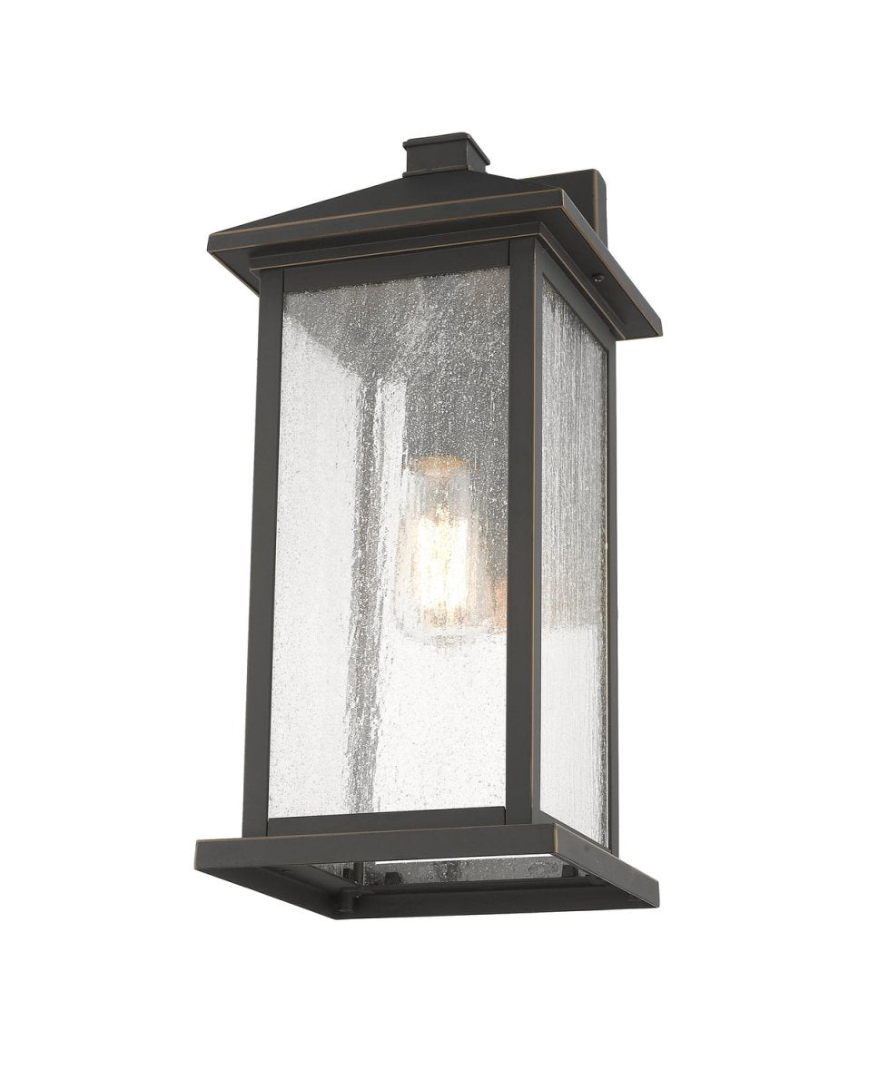 Lanterne murale extérieure Portland - Bronze huilé 6" 10 1/4" by Z-Lite | Luminaires & cie