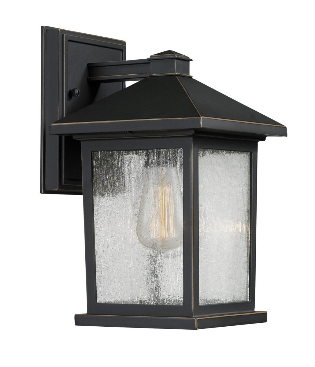 Lanterne murale extérieure Portland - Bronze huilé 6" 10 1/4" by Z-Lite | Luminaires & cie