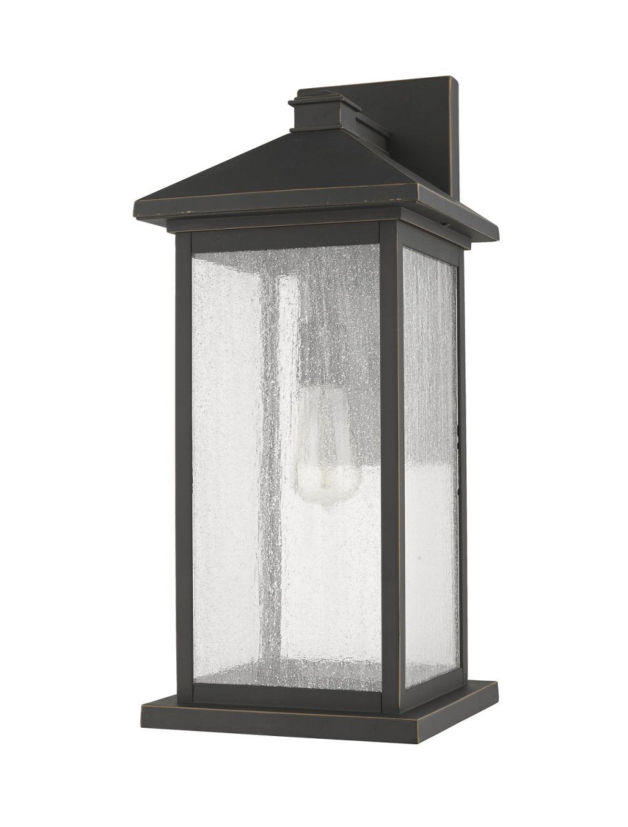 Lanterne murale extérieure Portland - Bronze huilé 6" 10 1/4" by Z-Lite | Luminaires & cie