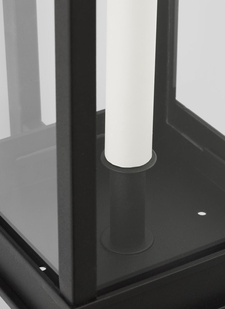 Lanterne murale extérieure sur bras Cupertino - Noir texturé 6 1/4" by Visual Comfort Studio | Luminaires & cie