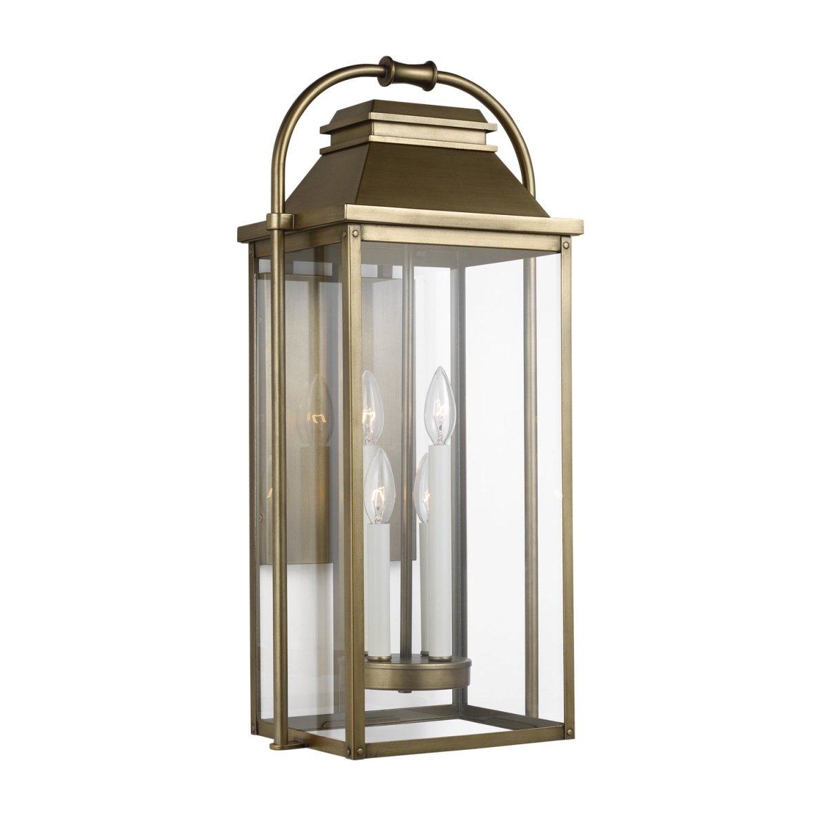 Lanterne murale extérieure Wellsworth - Acier brossé peint 8 1/2" by Visual Comfort Studio | Luminaires & cie