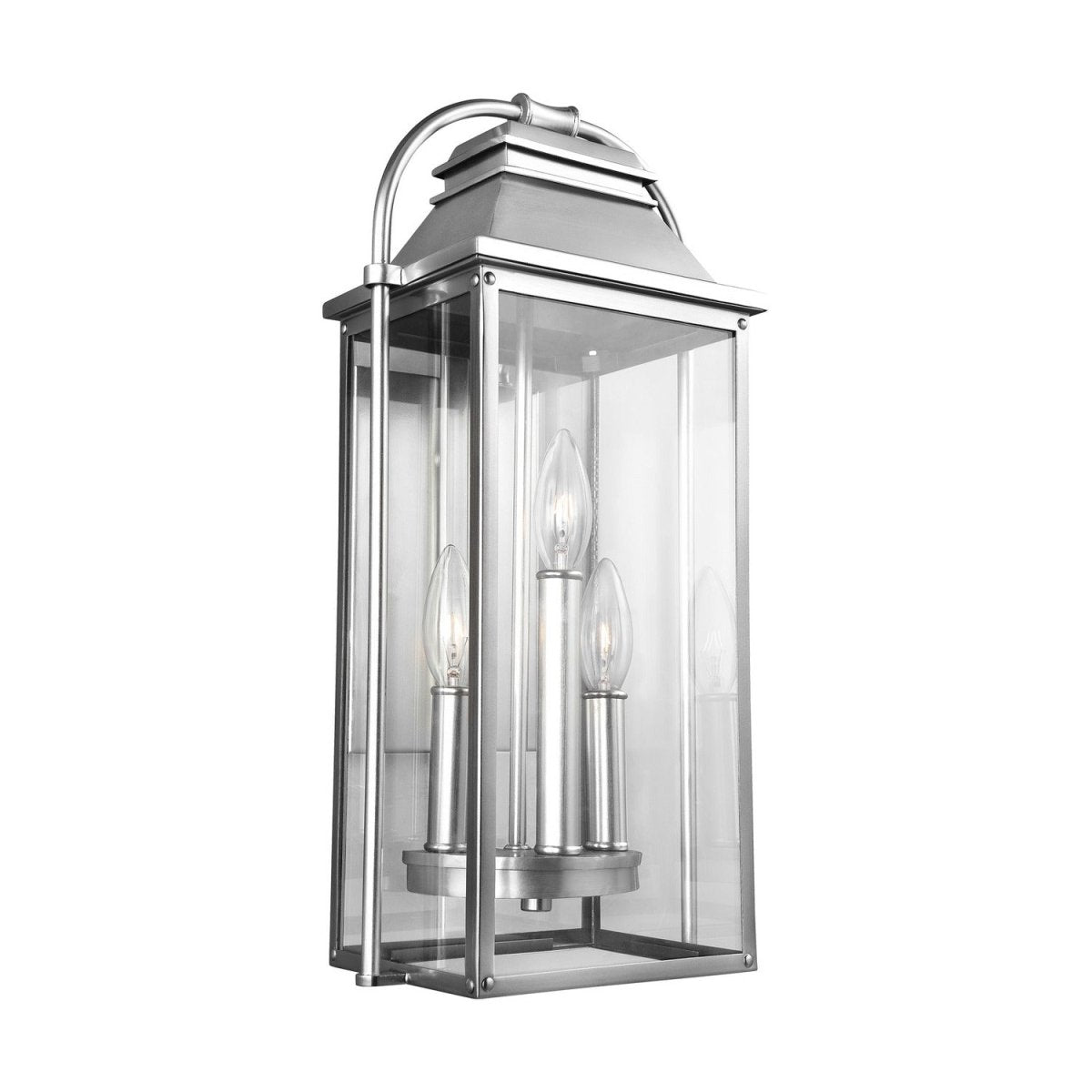 Lanterne murale extérieure Wellsworth - Acier brossé peint 8 1/2" by Visual Comfort Studio | Luminaires & cie