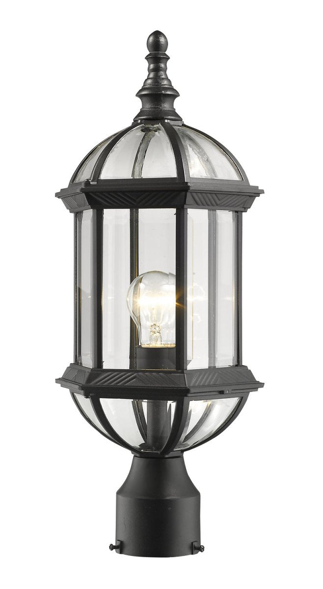 Lanterne sur poteau Annex - Noir 19 1/2" by Z-Lite | Luminaires & cie