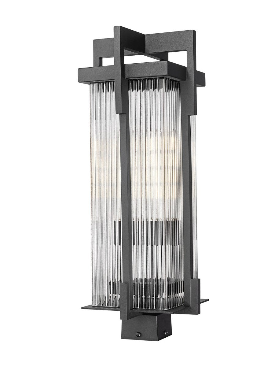 Lanterne sur poteau Fortis - 25 1/4" by Z-Lite | Luminaires & cie