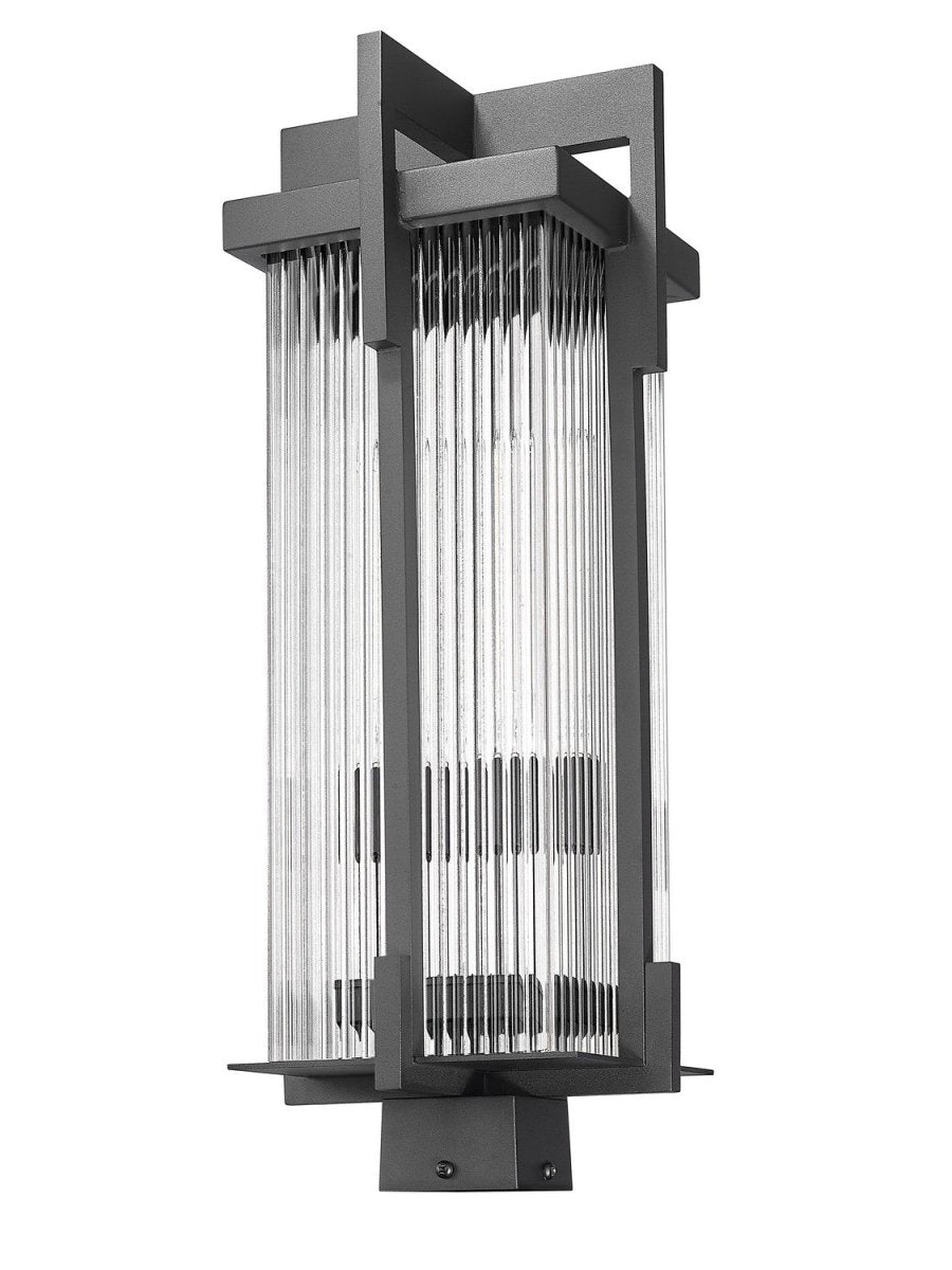 Lanterne sur poteau Fortis - 35" by Z-Lite | Luminaires & cie