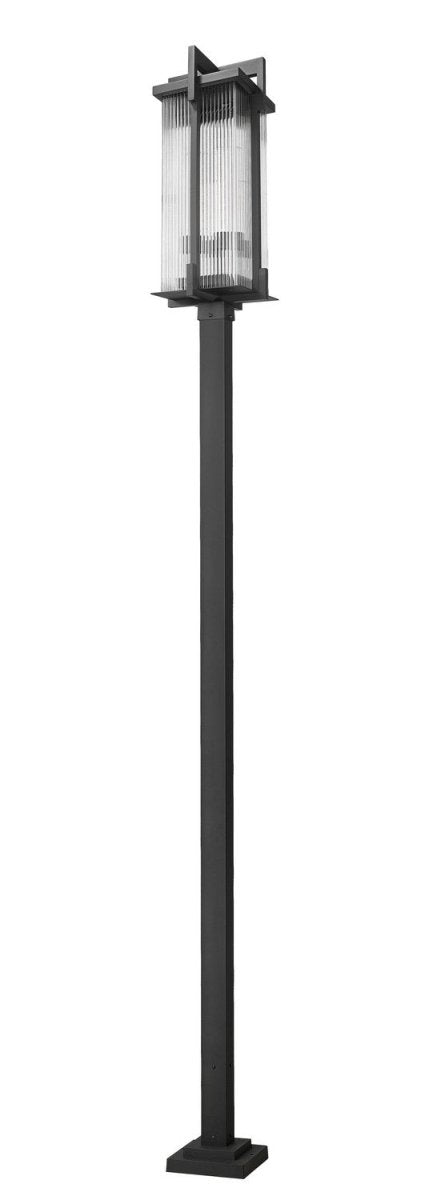 Lanterne sur poteau Fortis - 35" by Z-Lite | Luminaires & cie