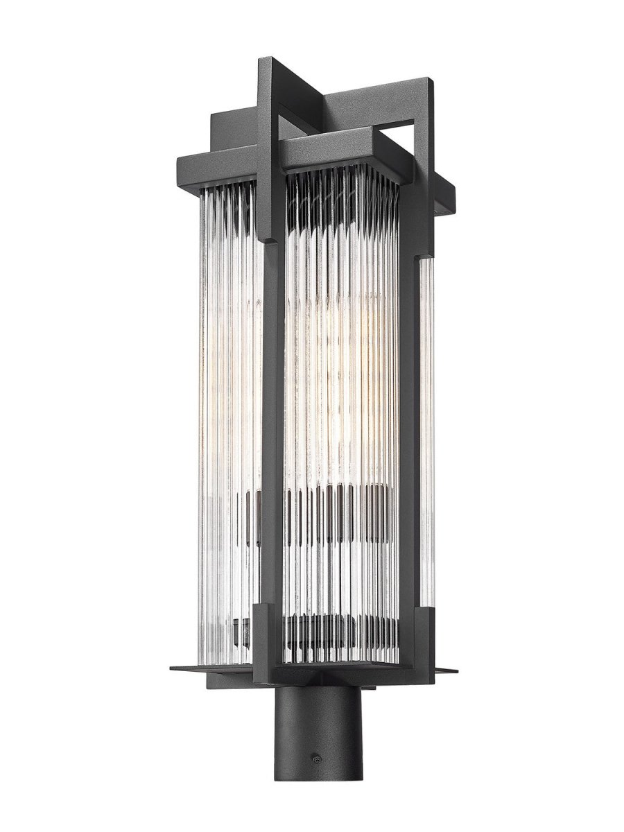 Lanterne sur poteau Fortis - 35" by Z-Lite | Luminaires & cie