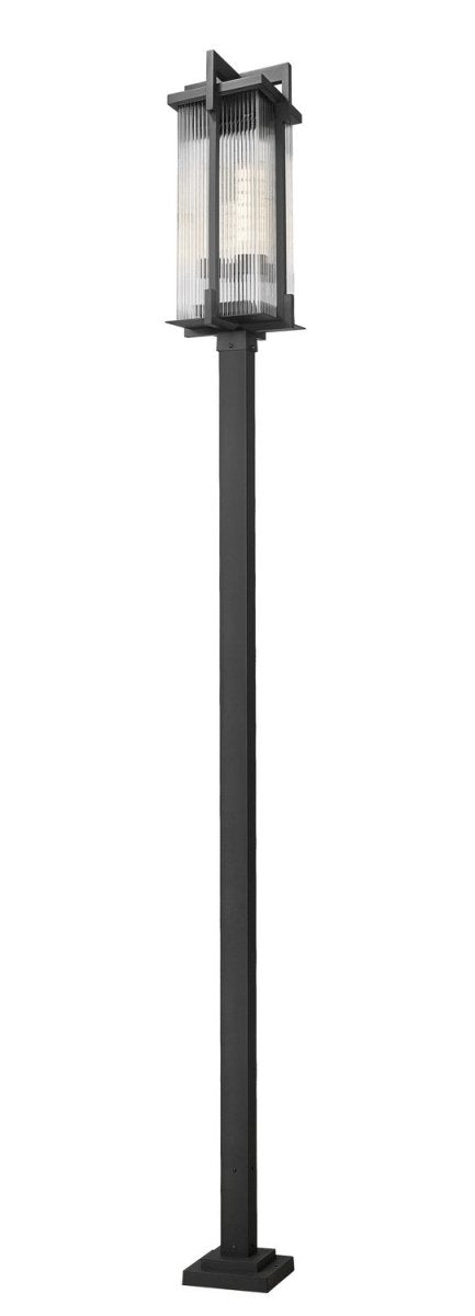 Lanterne sur poteau Fortis - 35" by Z-Lite | Luminaires & cie