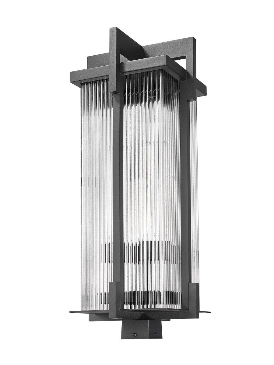 Lanterne sur poteau Fortis - 35" by Z-Lite | Luminaires & cie