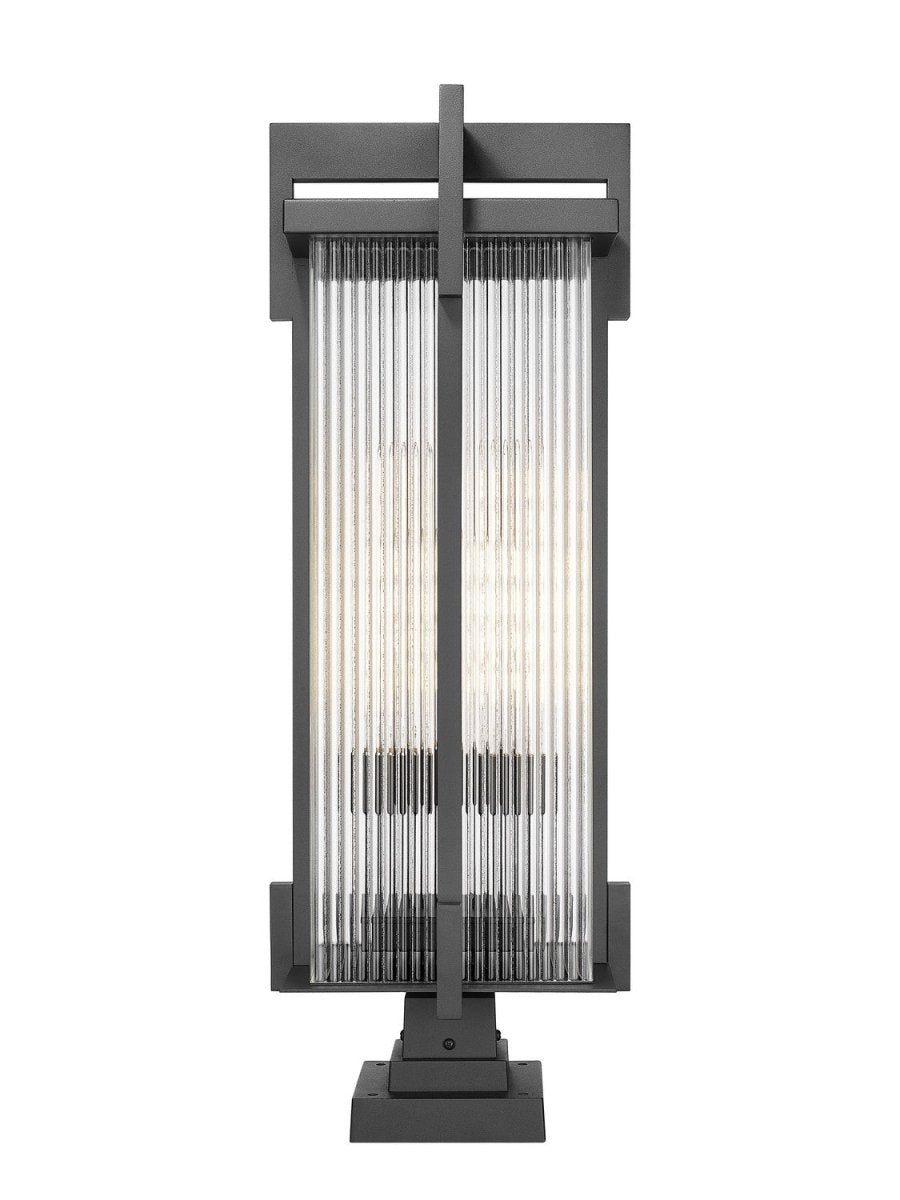 Lanterne sur poteau Fortis - 35" by Z-Lite | Luminaires & cie