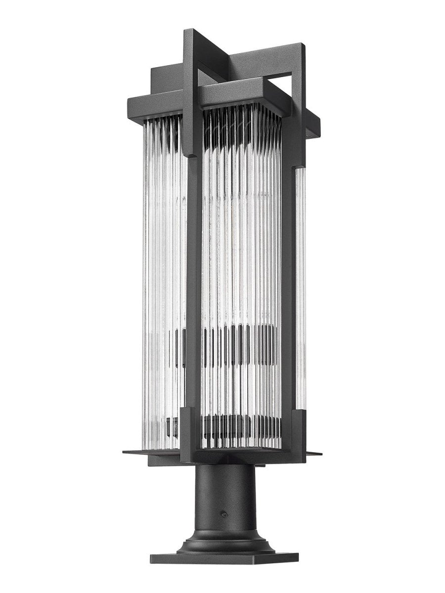 Lanterne sur poteau Fortis - 35" by Z-Lite | Luminaires & cie