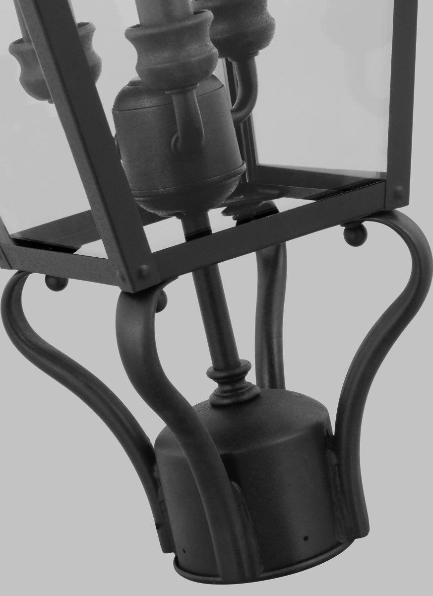 Lanterne sur poteau Galena - Textured Black 13.25 by Visual Comfort Studio | Luminaires & cie